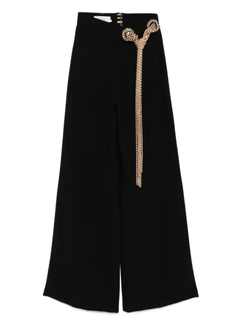 Isabel Sanchis chain-detail palazzo trousers 95PANTS