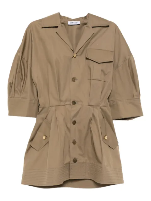 Dice Kayek utility mini dress Brown R266