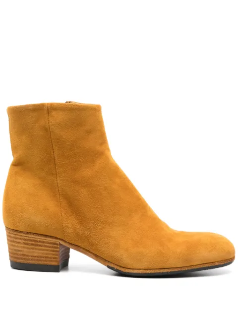Pantanetti 40mm suede boots Yellow 12981