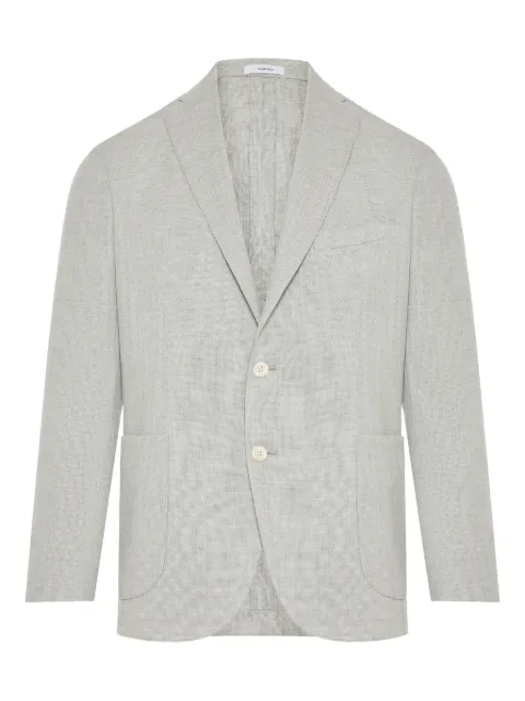 Boglioli linen blazer Grey N1302ESA0534