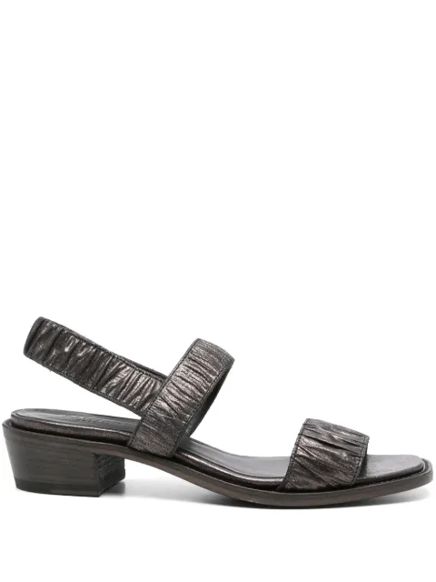 Pantanetti metallic sandals Grey 14233