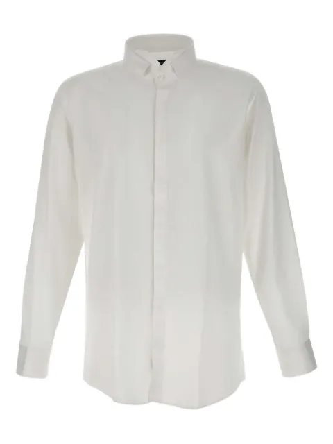 Carlo Pignatelli mock-neck cuffed shirt White CP132B4RAY05U0202
