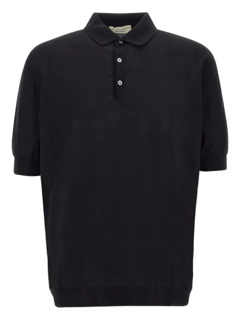 Filippo De Laurentiis cotton polo shirt Black PL1MCCR14R990