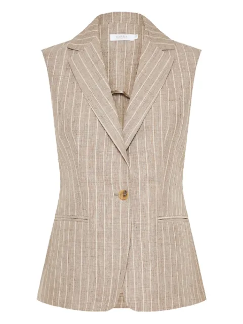 Barba striped waistcoat White 46109PE25CARRIE