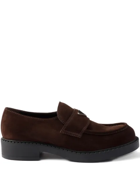 Prada suede loafers Brown 2DE127FG000103