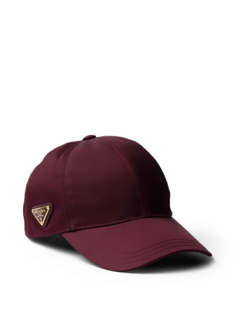 Prada logo-plaque baseball cap Red 1HC2742DMI