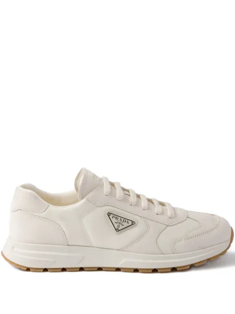 Prada Prax suede and Re-nylon sneakers Neutrals 2EE455FG000D7R