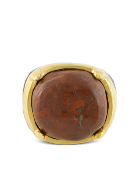 PAULA stone-embellishment ring Gold ZORA