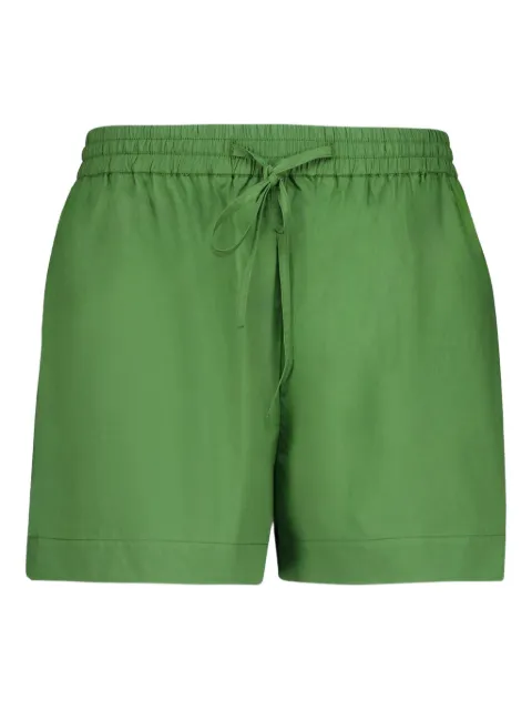 Matteau elastic-waistband cotton shorts Green RLXST