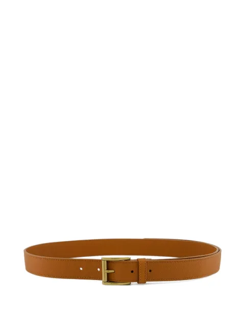PAULA leather belt Brown LUCY