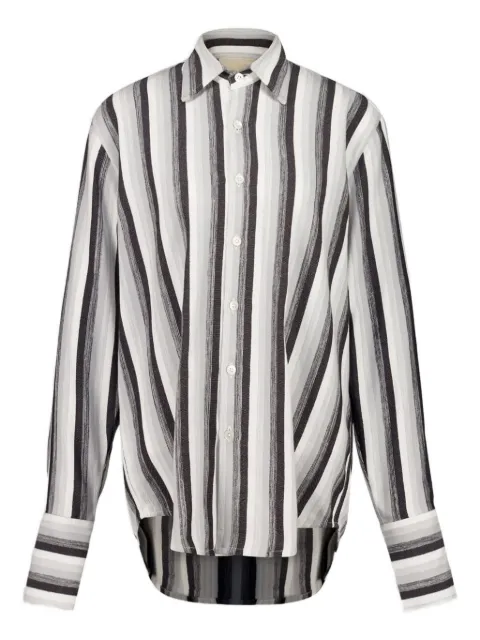 Marrakshi Life French-cuff striped shirt White C18020
