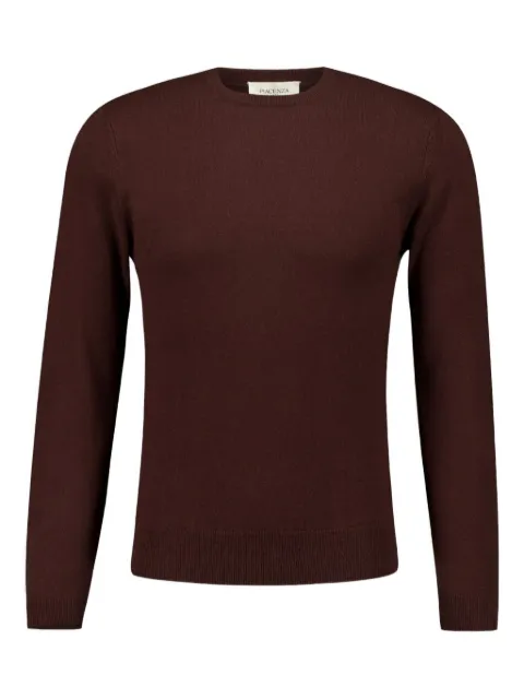 Piacenza Cashmere crew-neck cashmere sweater Red 8542CB050