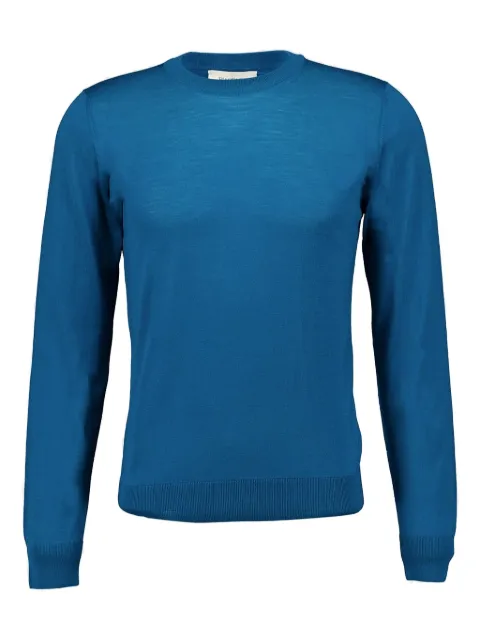 Piacenza Cashmere crew-neck merino wool sweater Blue 7035606