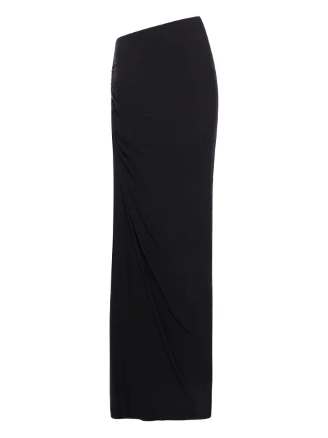 Alaïa draped maxi skirt Black AA9J2378J050B