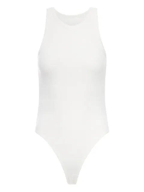 Alaïa crew-neck bodysuit Neutrals AA9B0382J085B