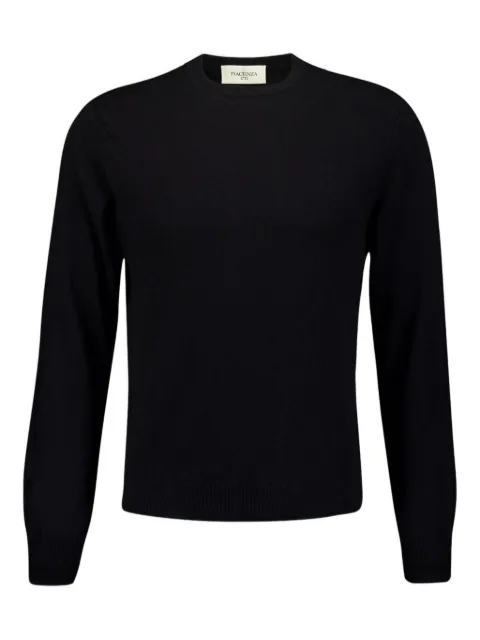 Piacenza Cashmere crew-neck cashmere sweater Black 8542CB050