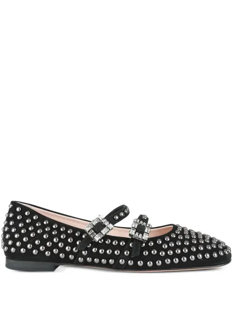 Roger Vivier studded ballet flats Black RVW74339090CR0