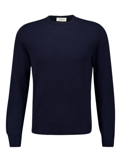 Piacenza Cashmere crew-neck cashmere sweater Blue 8542CB050