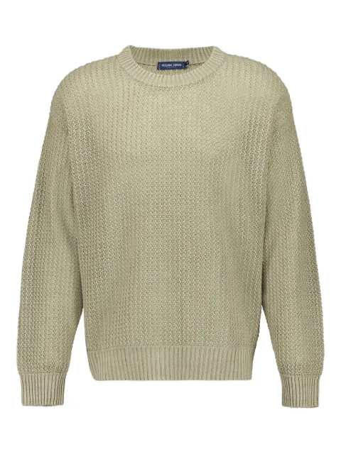 Frescobol Carioca knitted crew-neck sweater Neutrals 248035