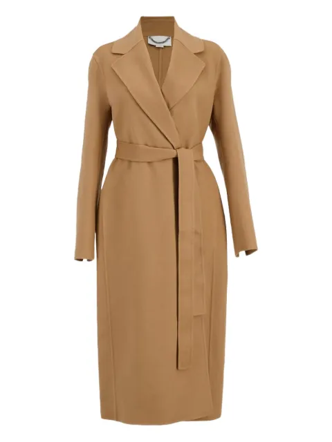Stella McCartney wrap double-face coat Neutrals 660128SPB05