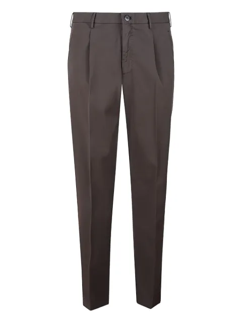 Incotex pleated trousers Brown ZX541W9098C