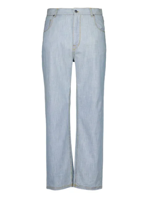 FENDI five-pocket chambray jeans Blue FLP285AUWX