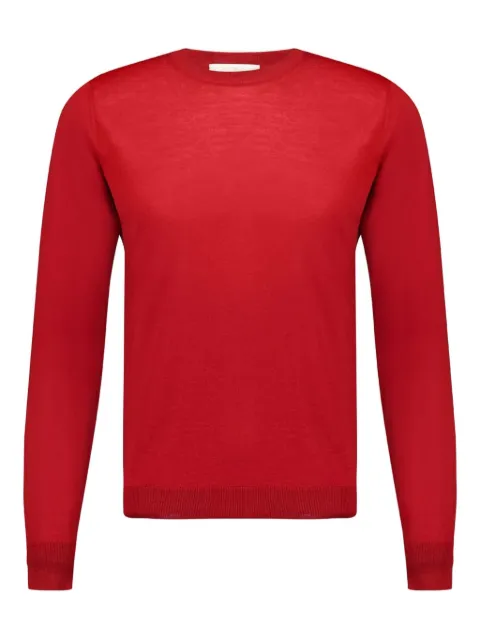 Piacenza Cashmere crew-neck wool sweater Red 7035606