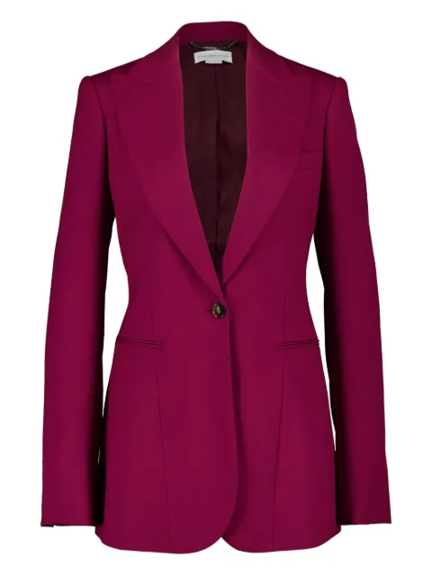 Stella McCartney single-button blazer Pink 6501483CU703