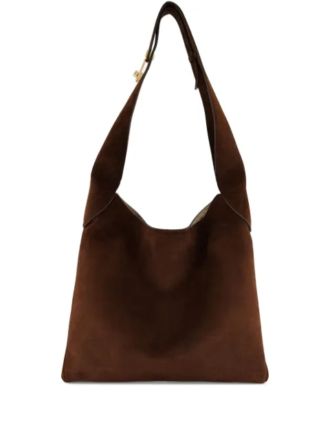 Gabriela Hearst small suede tote bag Brown 425820L086