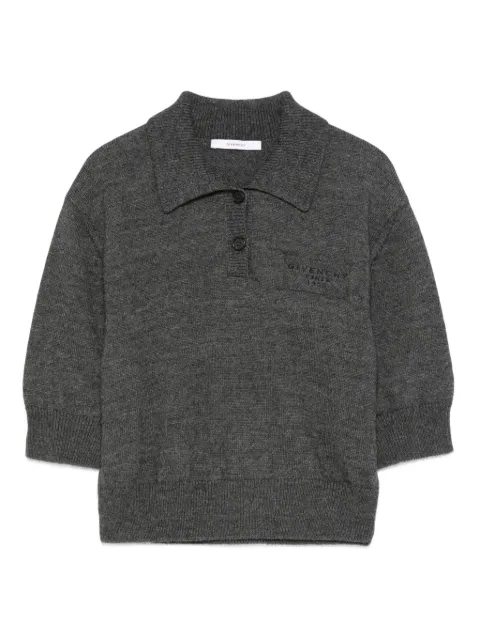 Givenchy short-sleeve logo polo shirt Grey BWL0094ZSM