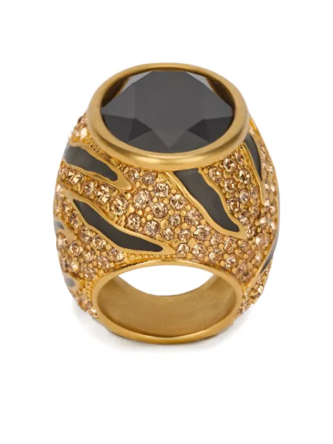 Roberto Cavalli crystal-embellished ring Gold VKG030AM011