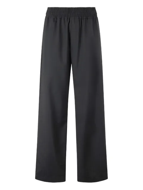 Roberto Cavalli elasticated-waist virgin-wool trousers Black VNT267VW003
