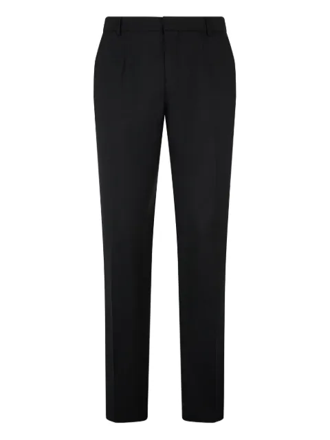 Roberto Cavalli pleated virgin-wool trousers Black VRT220VW003