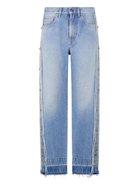 Roberto Cavalli stud-embellished jeans Blue VRJ208VT001