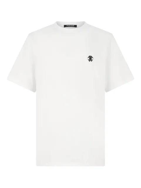 Roberto Cavalli embroidered-logo T-shirt White VRT61AJD060