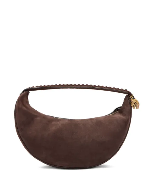 Roberto Cavalli Roar suede tote bag Brown VKB006PC002