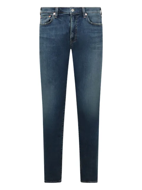 Citizens of Humanity engraved-logo patch straight-leg jeans Blue 6170372