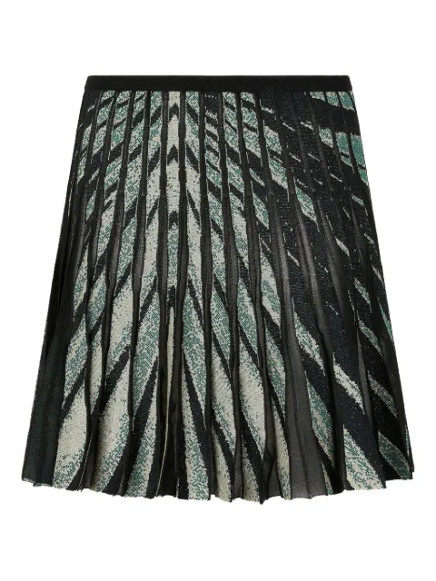 Roberto Cavalli pleated mini skirt Blue VKM303MI150