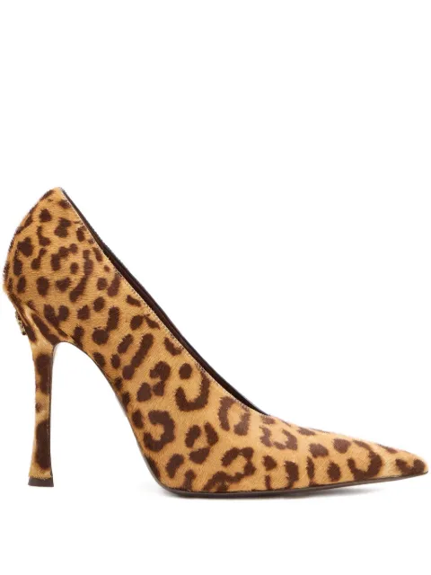 Roberto Cavalli leopard-print pointed-toe pumps Brown VKS120PZA92