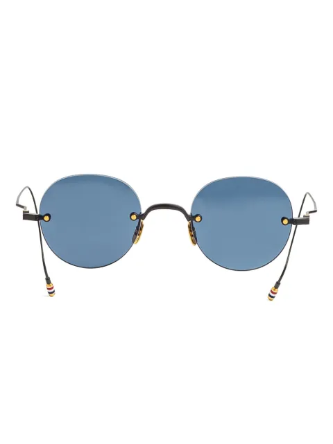 Thom Browne Eyewear round-frame metal sunglasses Black UES937A