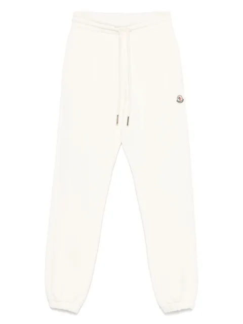 Moncler logo-patch pants White K20938H0000689B0Q