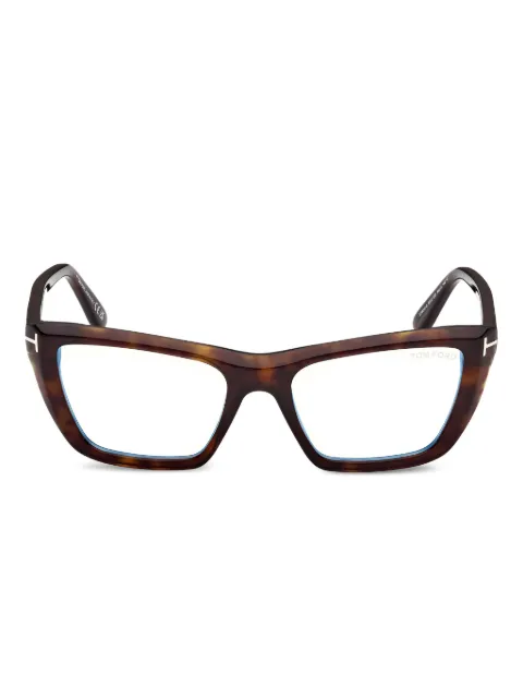 TOM FORD Eyewear cat-eye frame eyeglasses Brown FT6047B