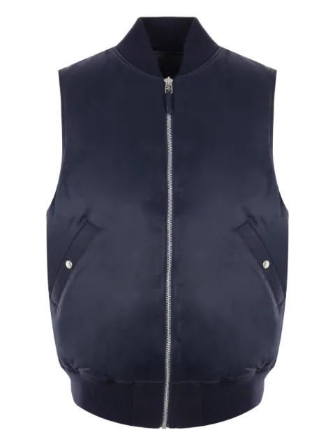 Mythinks ribbed zip-front jacket Blue MY0327