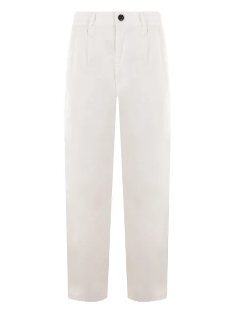 Mythinks pleated cotton trousers White MY0324WHITE