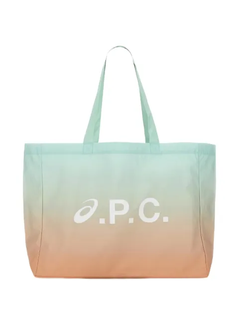 A.P.C. Diane ombre tote bag Blue PSAKOM67002