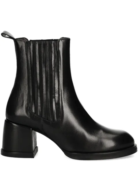 BILLI BI 60mm leather block-heel boots Black A7300