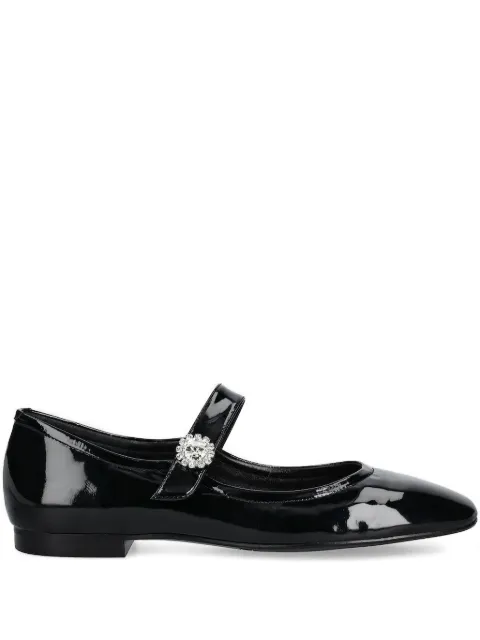 BILLI BI jewel-embellished Mary Jane flats Black A8045BLACK