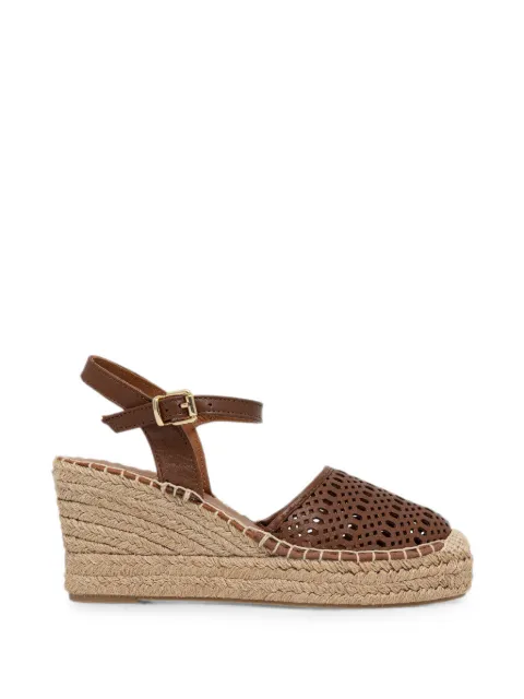 BILLI BI perforated wedge espadrilles Brown A8611