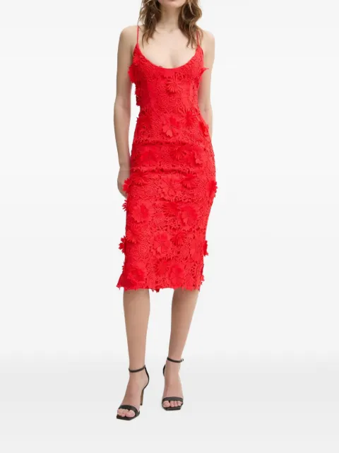 Bardot Adei midi dress Red 59747DB
