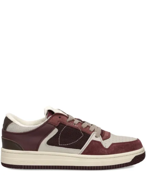 Philippe Model Paris suede-panelled sneakers Red LGLDVR01